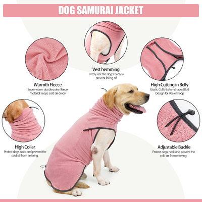Large Dogs Fleece Material Pet Winter Clothing Soft And Cozy