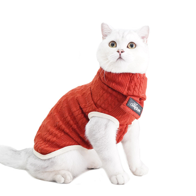 Pet Winter Polyester Neck Scarf Sweaters For Cats And Dogs