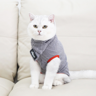 Pet Winter Polyester Neck Scarf Sweaters For Cats And Dogs