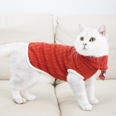 Pet Winter Polyester Neck Scarf Sweaters For Cats And Dogs