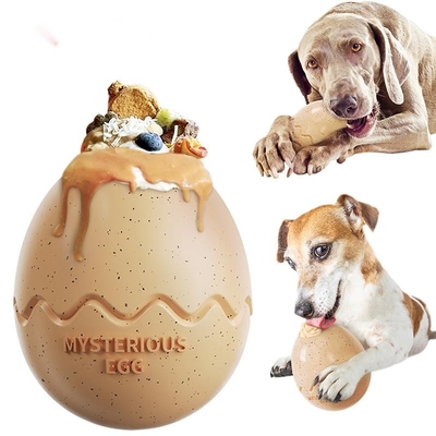 Stuffed Dog Top Slow Food Pet Tough Chew Toys