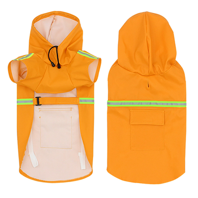 Waterproof Material Pet Raincoat Poncho Type Big Dog Clothes Pet Clothing And Accessories