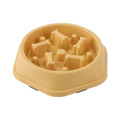 Dogs And Cats Plastic Slow Food Bowl Is An Anti Choking And Fast Swallowing Bone Model For Pets