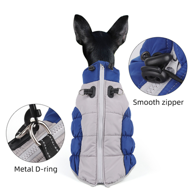 Winter Luxury Pet Coat Thickened Warm Dog Clothes Comfortable Reflective For Pets