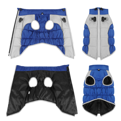 Winter Luxury Pet Coat Thickened Warm Dog Clothes Comfortable Reflective For Pets