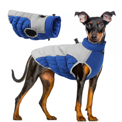 Winter Luxury Pet Coat Thickened Warm Dog Clothes Comfortable Reflective For Pets