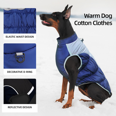 Winter Luxury Pet Coat Thickened Warm Dog Clothes Comfortable Reflective For Pets