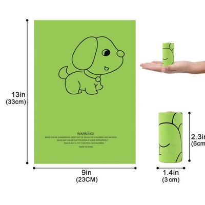 Pet Garbage Bag Biodegradable Materials Poop Pickup Dog Poop Bag Capsule Dispenser