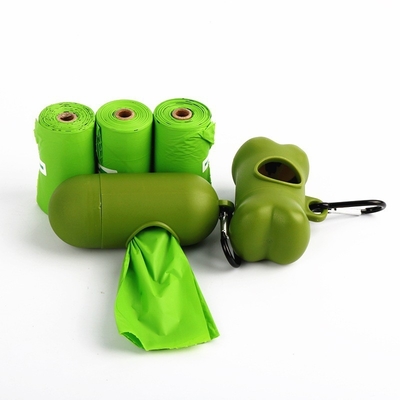 Pet Garbage Bag Biodegradable Materials Poop Pickup Dog Poop Bag Capsule Dispenser