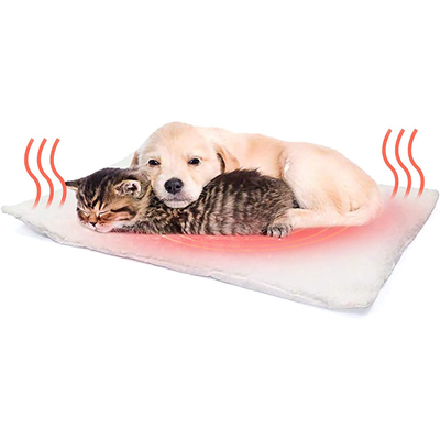 Pet Kennel Mat Self-Heating Cat And Dog Mat Blanket Warm Lambswool Pet Kennel
