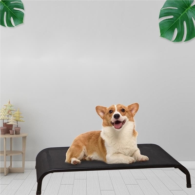 Removable And Washable Mesh Pet Camp Bed Dog Steel Frame Bed Moisture-Proof