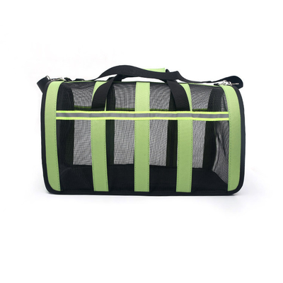 Dog And Cat Portable Handbag With Breathable Mesh On Four Sides Foldable Pet Cage