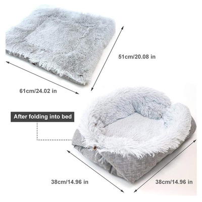 Autumn And Winter Dual Purpose Pet Mat Plush Pet Nest Mat For Cats And Dogs