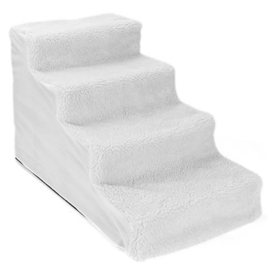Cats And Dogs Climb Stairs Convenient Plastic Stairs For Bed Pets Play Ladder