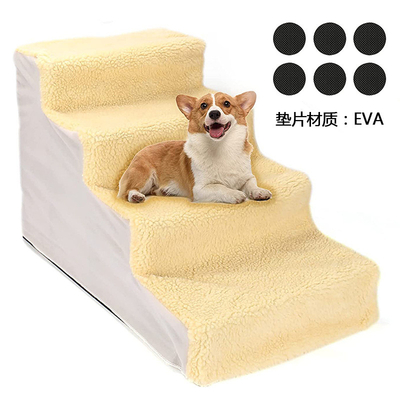Cats And Dogs Climb Stairs Convenient Plastic Stairs For Bed Pets Play Ladder