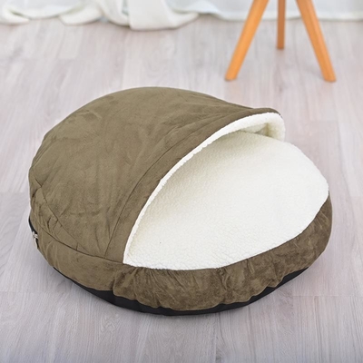 Winter Warm Enclosed Large Dog Bed Mat  Removable And Washable Cat Sleeping Nest