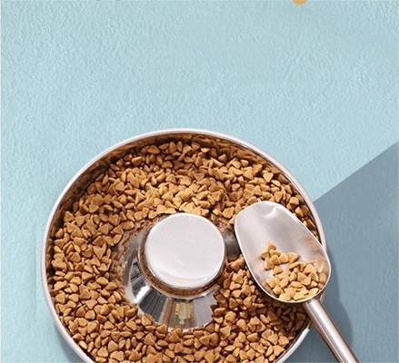 Thickened Stainless Steel Slow Food Bowl Household Anti Choking Anti-Upset Dog Bowl Feeder