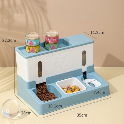 Pet Drinker Cat Automatic Smart Refill Feeder Dog Dog Cat Bowl Dog Bowl Combination