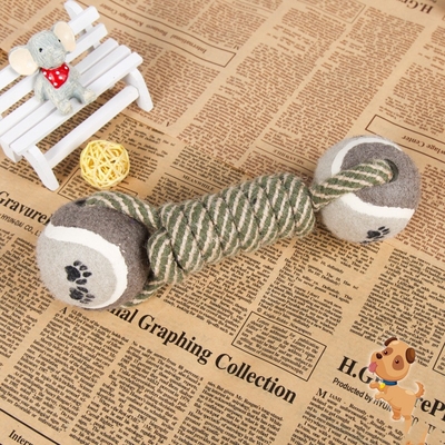 Pet Dog Teething Chew Toy Cotton Rope To Relieve Boredom Gnawing Interactive Dog Toy