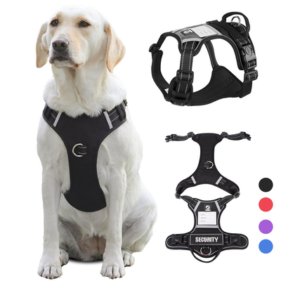 Pet Anti breakaway Harness Reflective Multifunctional Anti Lost Harness For Large Dog