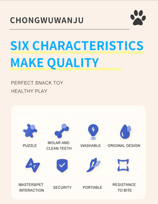 Pet Puzzle  Toy Factory Pentacle Cotton Rope Interactive Chew Molar Teeth Cleaning Rubber Toys