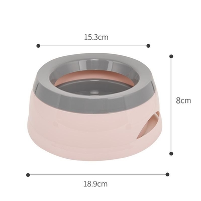 Pet Non Slip Car Drink Water Bowl Non Wet Mouth Dog And Cat Bowl
