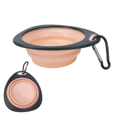 Pet Collapsible Portable Adjustable Silicone Dog Bowl Slow Eating