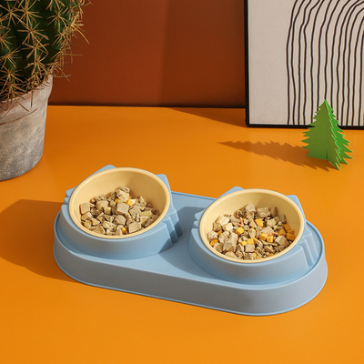 Customizable Ceramic Pet Food Bowl with Stainless Steel Material