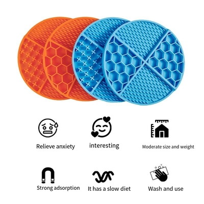 New Pet Honeycomb Licking Pad Anti-Choking Anti-Vomiting Stress-Relieving Pet Slow Food Mat