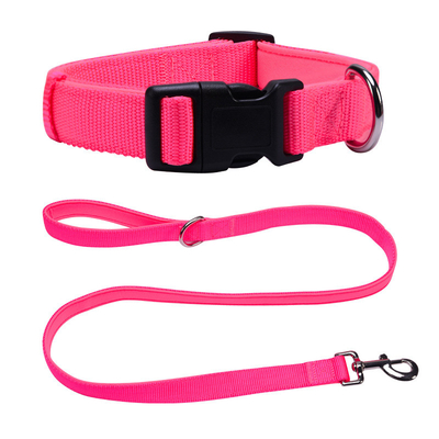 Pet Adjustable Leash And Diving Nylon Collar Anti-Escape Dog Walking Set