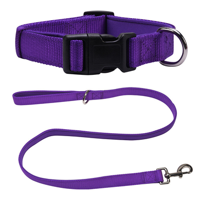 Pet Adjustable Leash And Diving Nylon Collar Anti-Escape Dog Walking Set