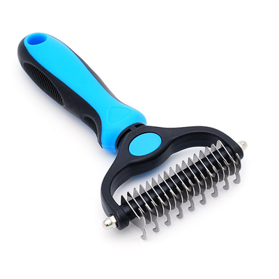 Wholesale Pet Double Sided Knotting Hair Brush Special Grooming Rake Comb For Dogs And Cats