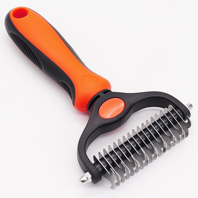 Wholesale Pet Double Sided Knotting Hair Brush Special Grooming Rake Comb For Dogs And Cats