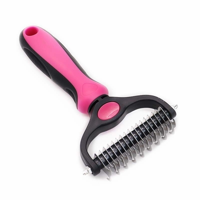 Wholesale Pet Double Sided Knotting Hair Brush Special Grooming Rake Comb For Dogs And Cats