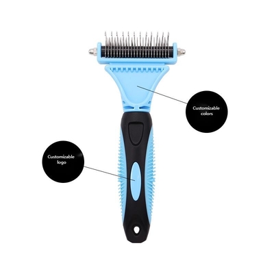 Pet Double-sided Stainless Steel Knot Brush For Dogs And Cats Skin-friendly Hair Remover Comb