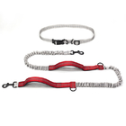Pet Belt Elastic Night Reflective Silk Drawstring Traction Rope Outdoor Running Hands Free Dog Leash