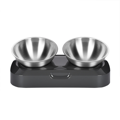 Pet Bowls Feeders  Double Stainless Steel Bowls For Multi Pets