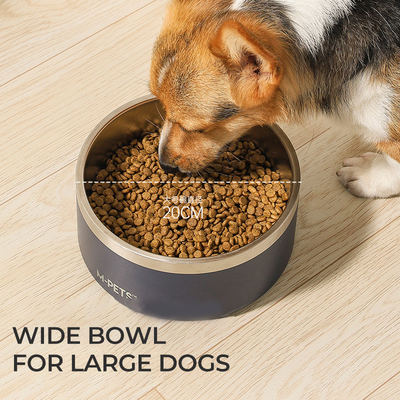 Pet Food Dog Feeder With Stainless Steel Bowl Raised Dog Bowls Non Spill Dog Bowl