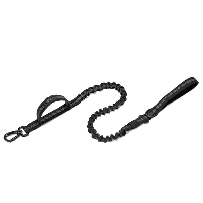 Pet Explosion Proof Reflective Leash Double Handle Nylon Tactical Dog Leash