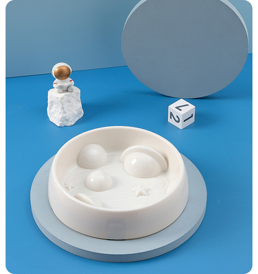 Pet Planet Shaped PP Slow Food Bowl Non Slip and Non Knockover Dog Bowl