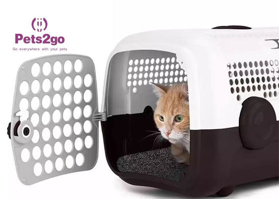 Clear Top Load Two Door 2kg Pet Carrier Cage