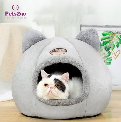 Cat House Shaped Hand Wash 40*40CM Pet Bed Mat