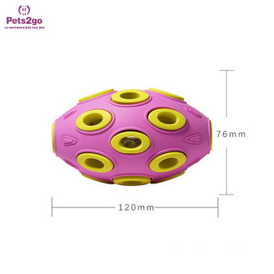 Lightweight Red rubber 81x62mm Dog Fetch Ball