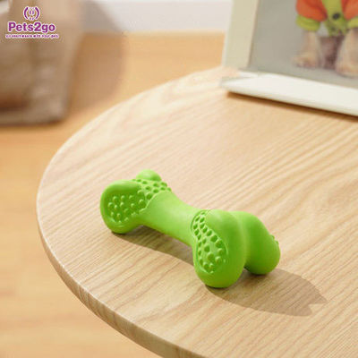 137mm Rubber Bone Shaped Pet Chew Toys For Dogs