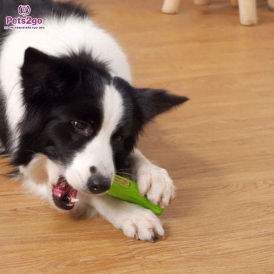 137mm Rubber Bone Shaped Pet Chew Toys For Dogs