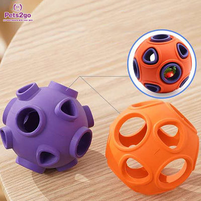 Interactive rubber 80mm Indestructible Dog Ball Toys