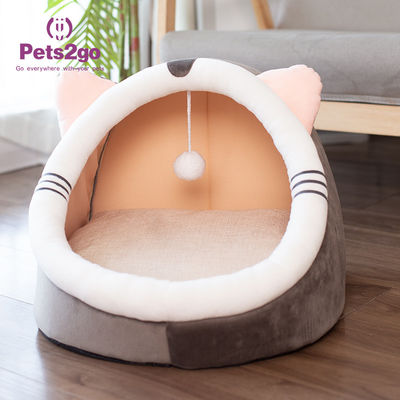 Warm Cloth Material 1kg Cat Bed House For Winter