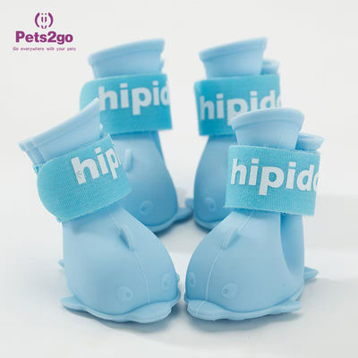 All Seasons Enamel PVC Little Dog Shoes for Teddy