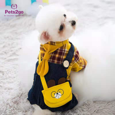 500g Four Legged Corduroy Pets Wearing Clothes