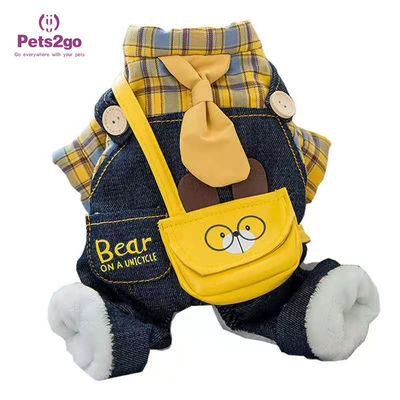 500g Four Legged Corduroy Pets Wearing Clothes